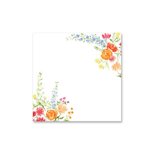 Bright Florals Sticky Notes