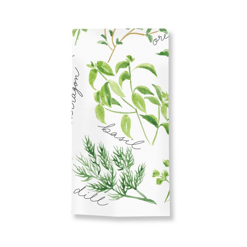 Kitchen Herbs Tea Towel