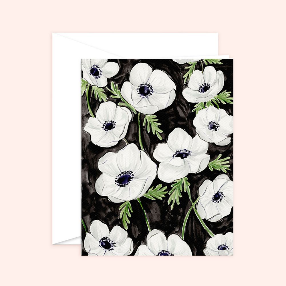 Anemones Florals Card