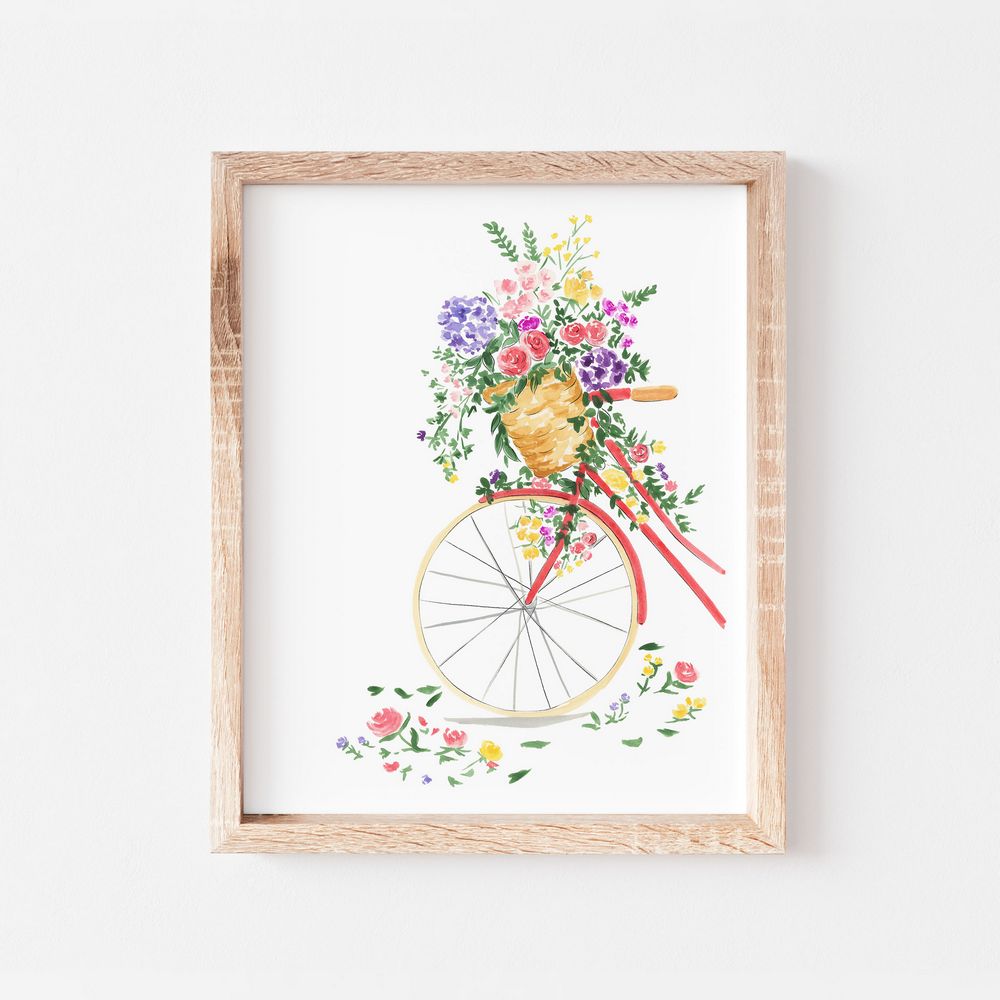 Floral Bicycle