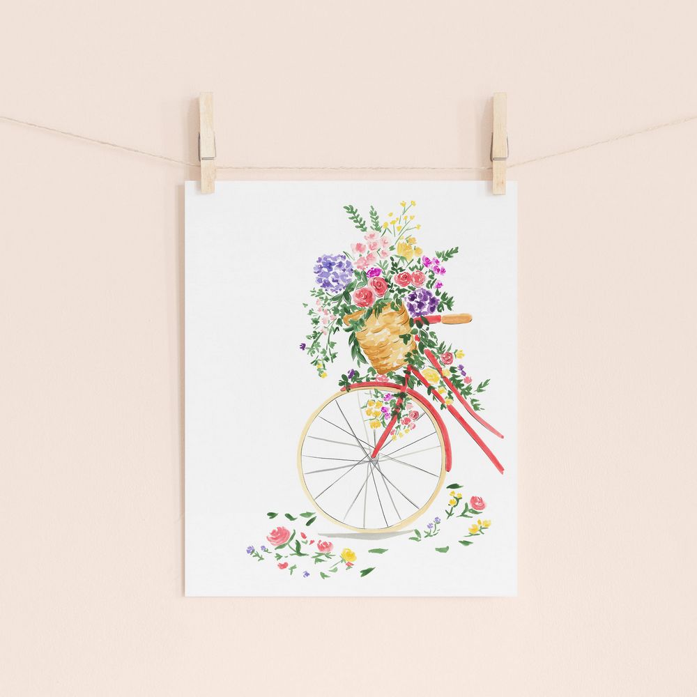 Floral Bicycle