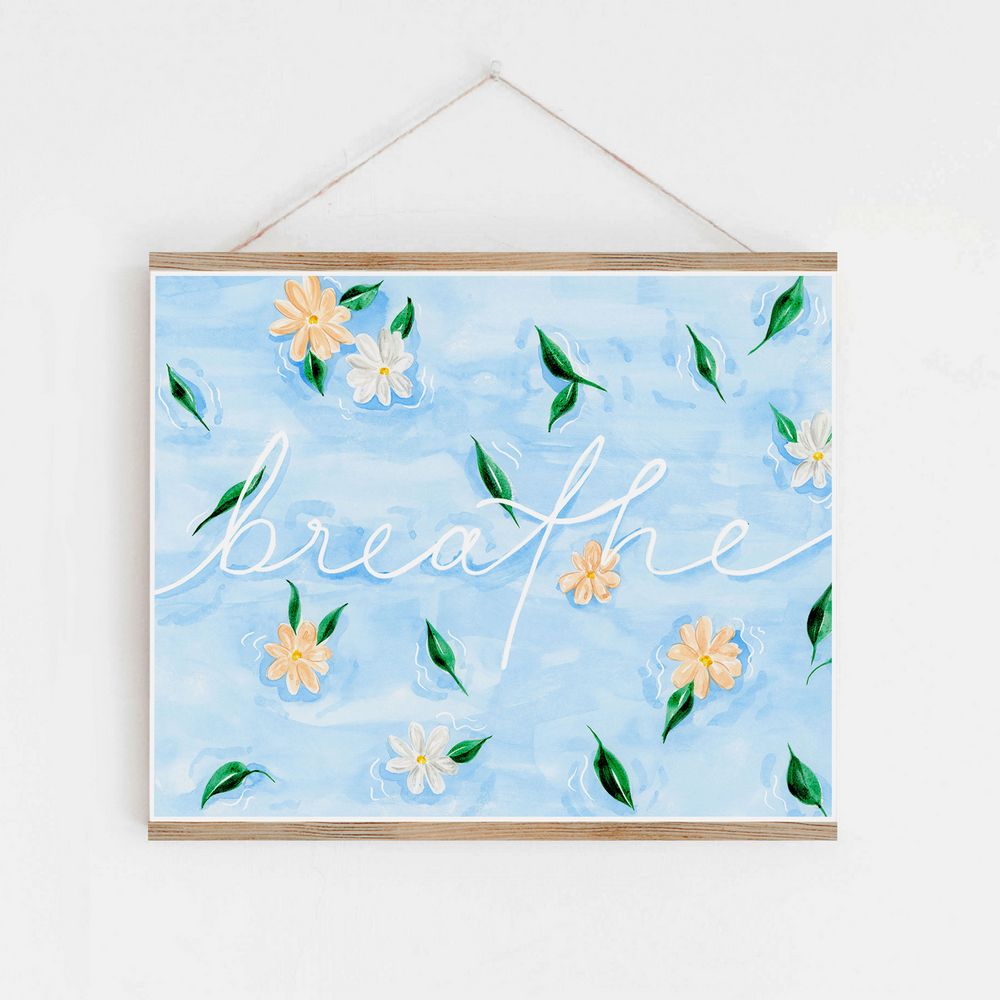 Breathe Art Print