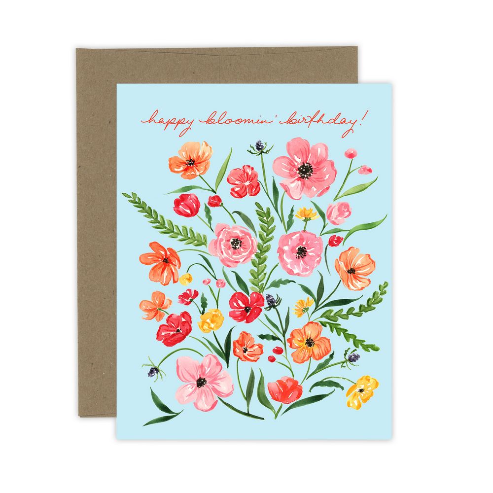 Happy Bloomin' Birthday Card