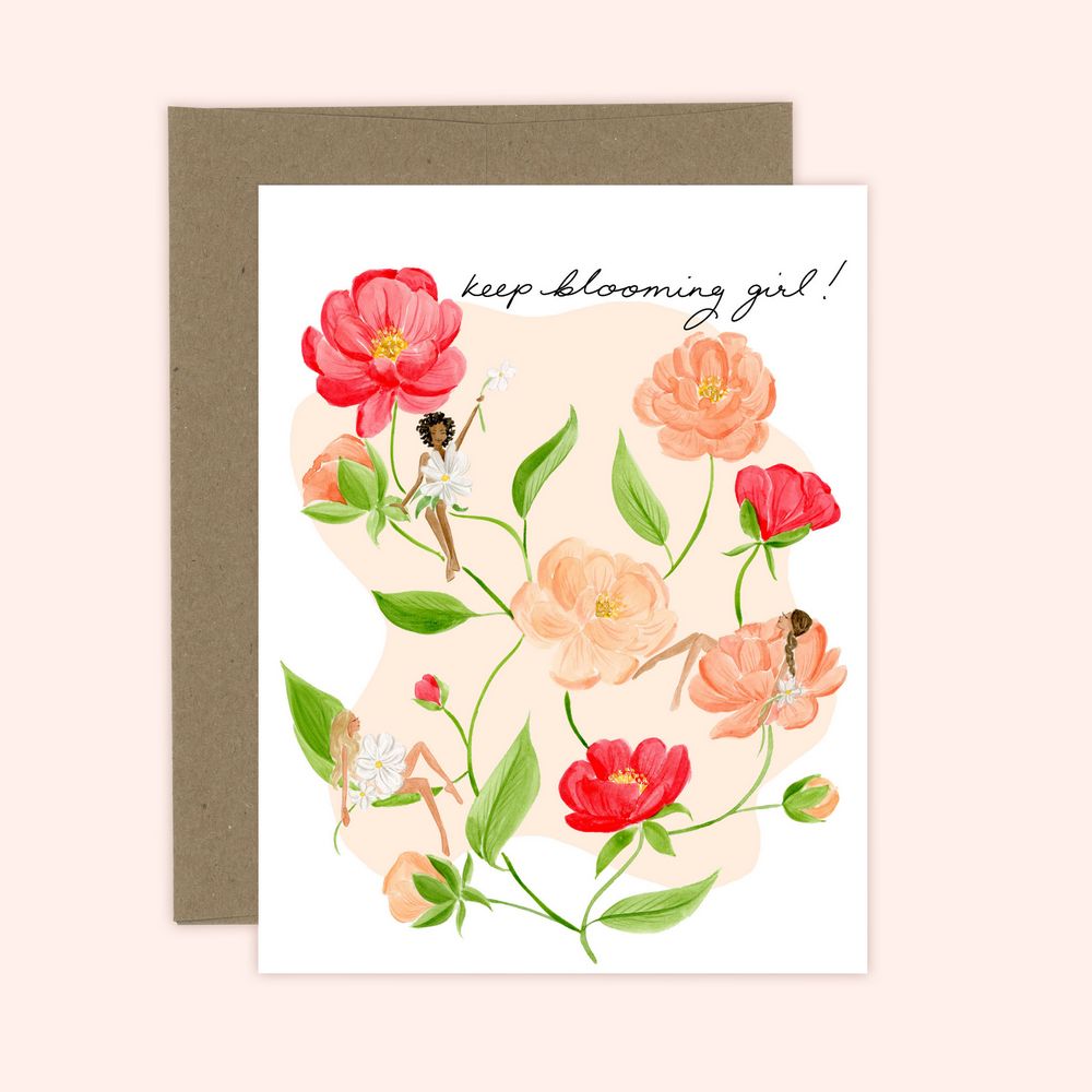 Keep Blooming Girl! Card