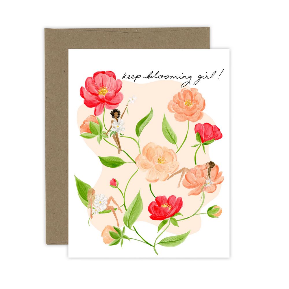 Keep Blooming Girl! Card