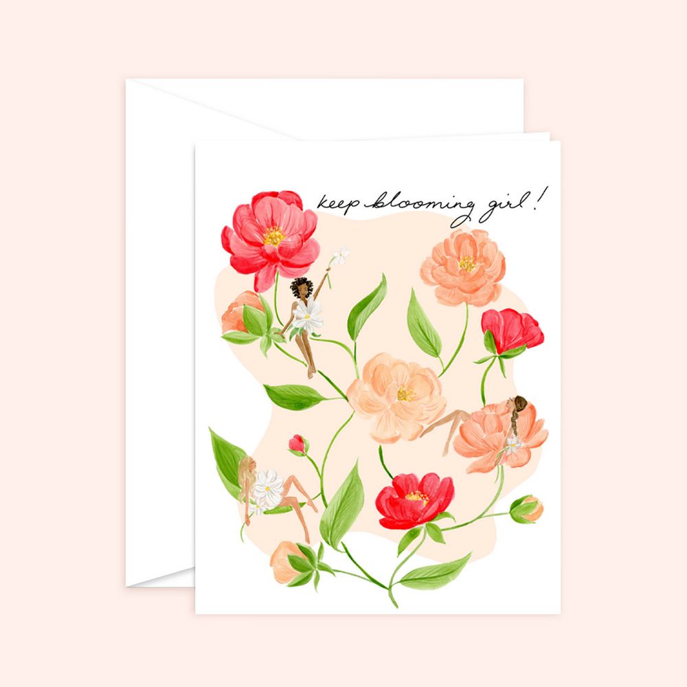 Keep Blooming Girl! Card