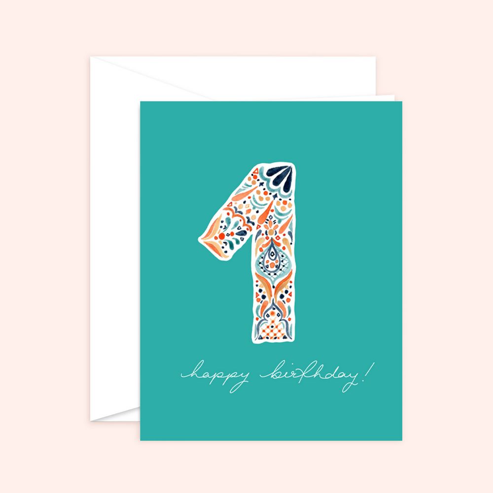 First Birthday Card