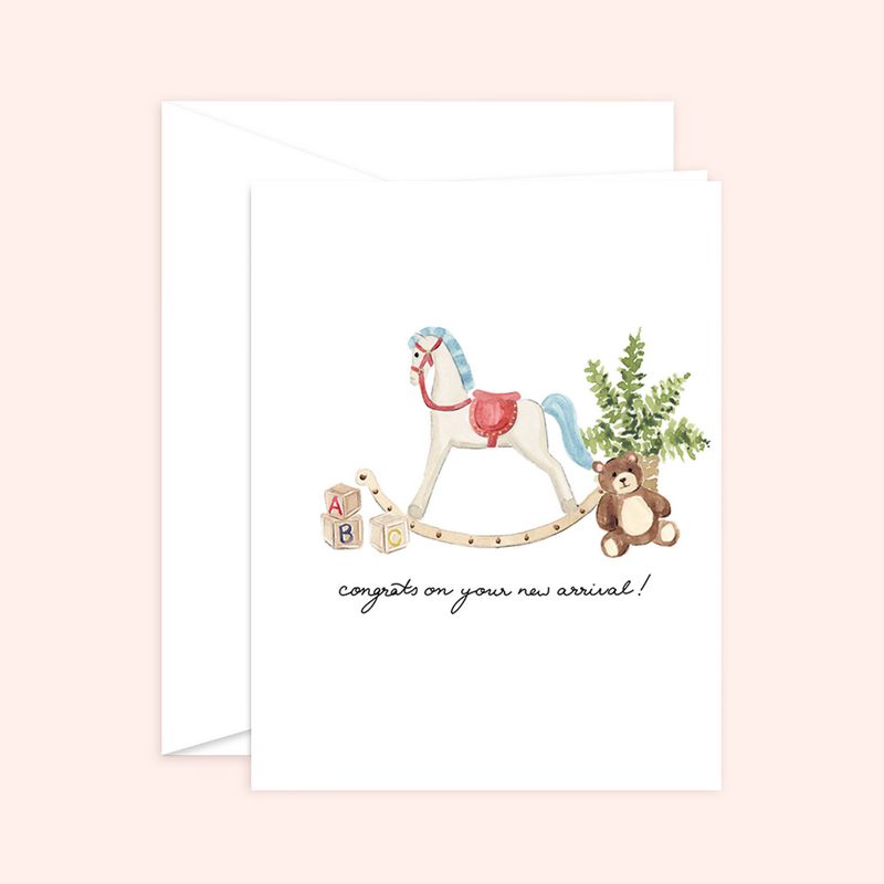 New Arrival Baby Card