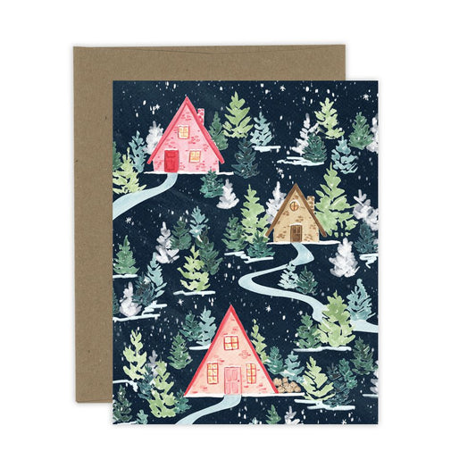 Winter Village Card