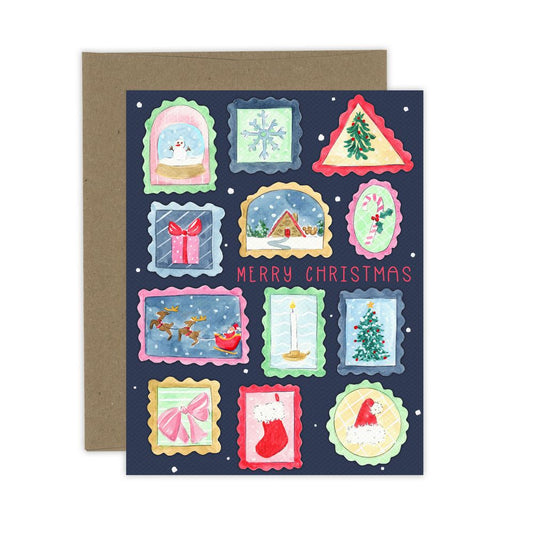 Christmas Stamps Card