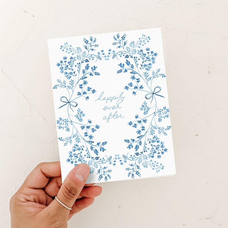 Happily Ever After Floral Card