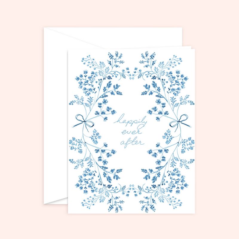 Happily Ever After Floral Card