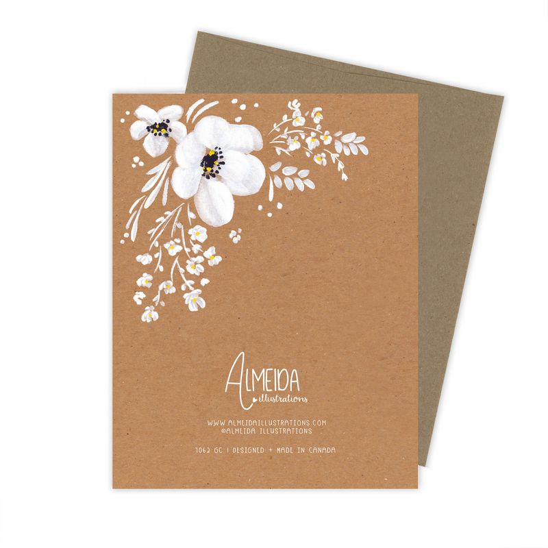 Kraft Happiest Wedding Day Card