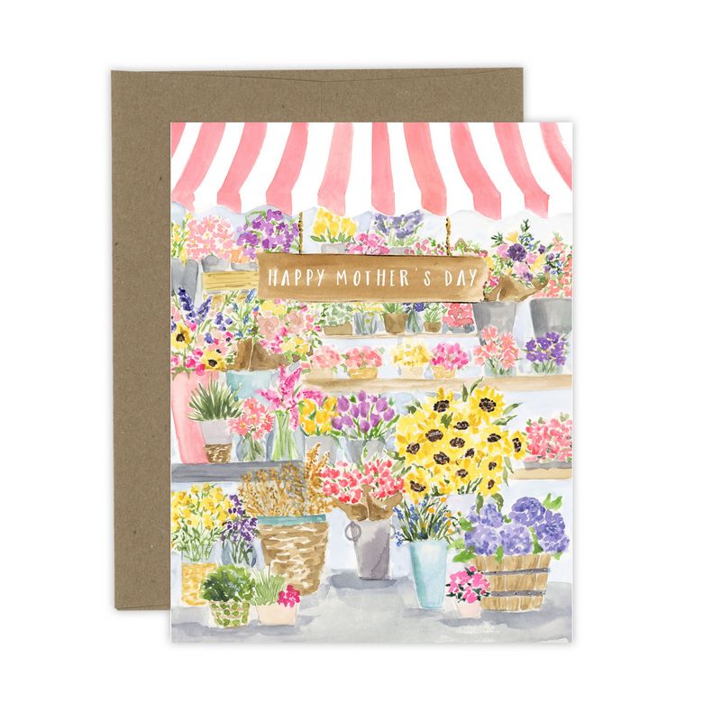 Mother's Day Flower Shop Card