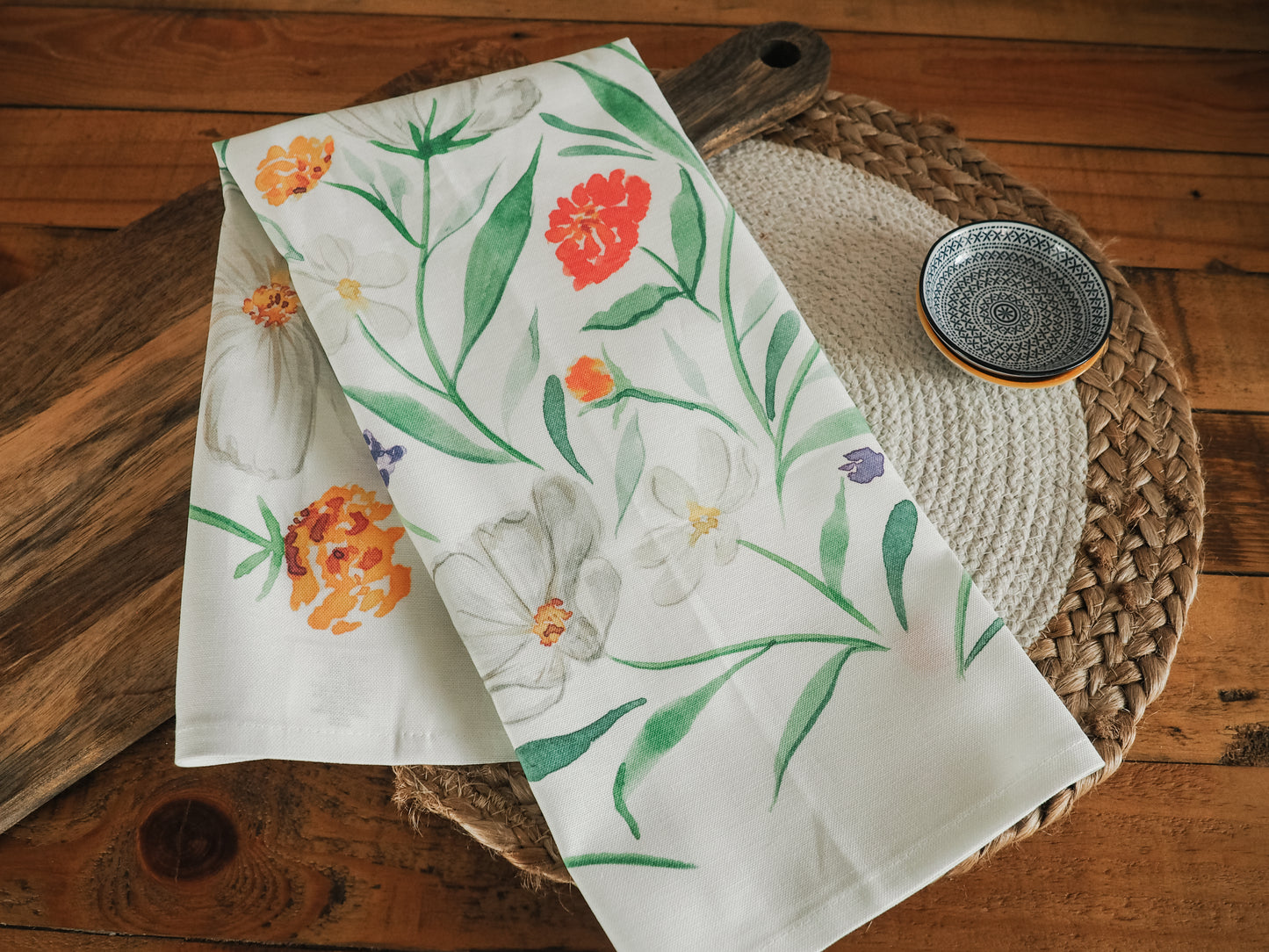 Dainty Florals Tea Towel