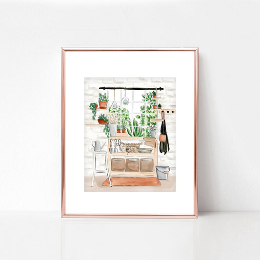 Greenhouse Art Print