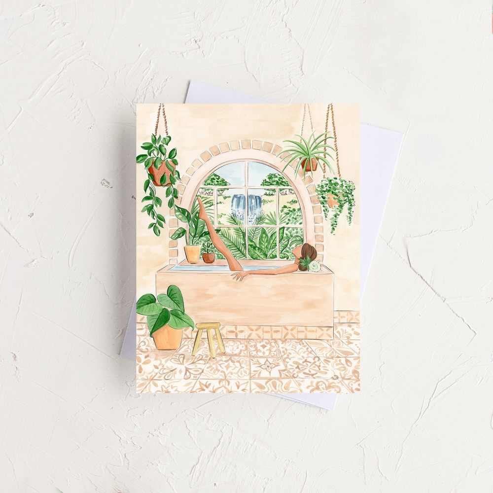 Tropical Spa Card