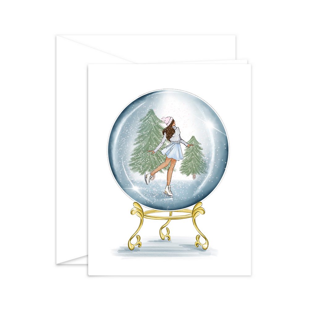 Snow Globe Greeting Card