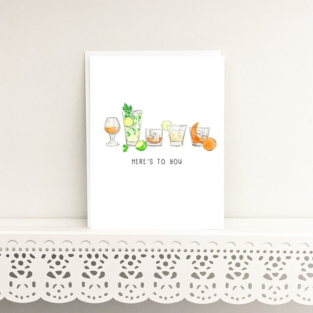 Here's to you! Card