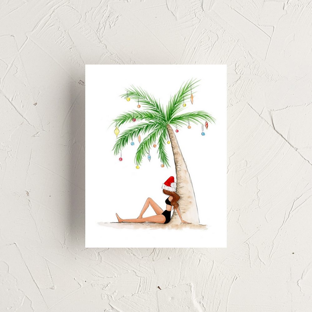 Holidays in the Tropics Greeting Card