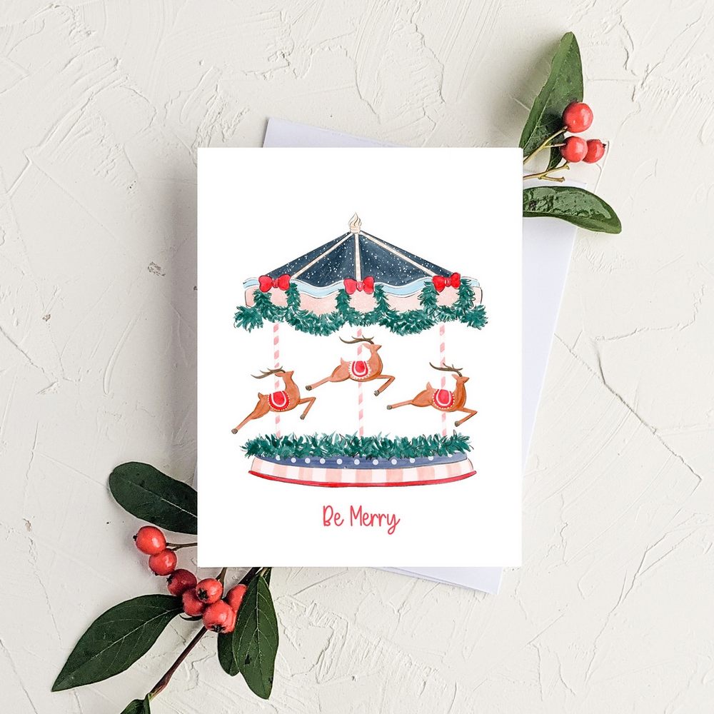 Be Merry Greeting Card