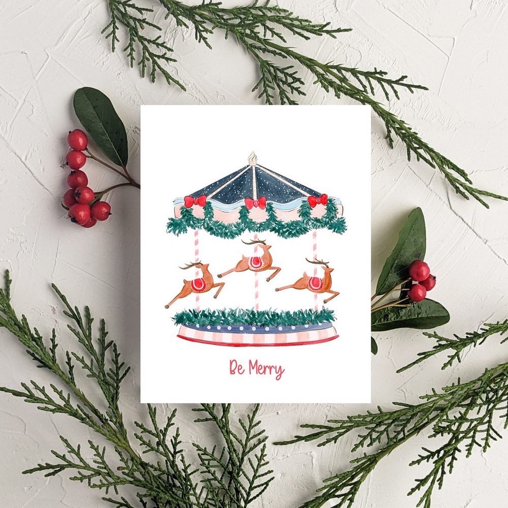 Be Merry Greeting Card