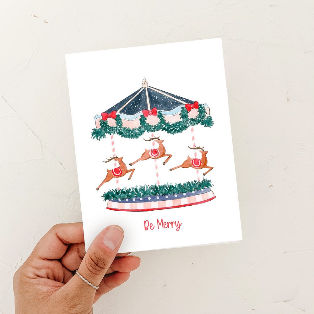 Be Merry Greeting Card