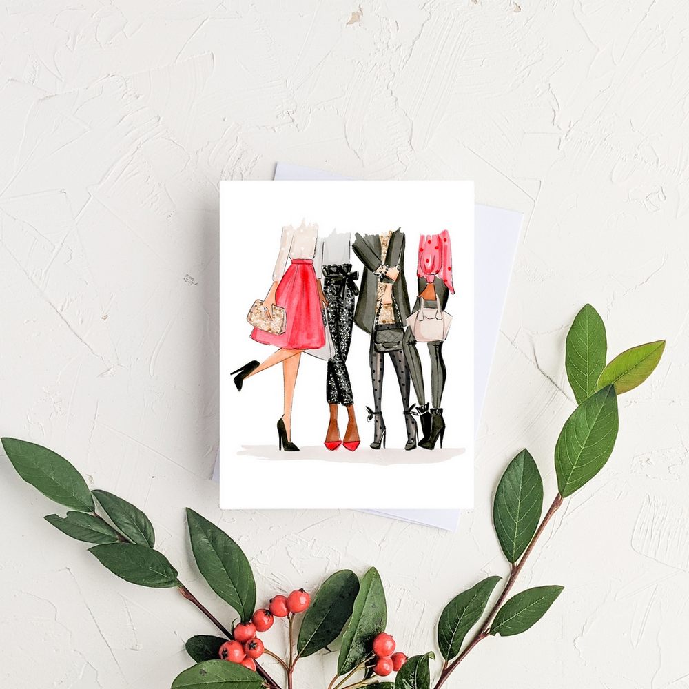 Holiday Ladies Greeting Card