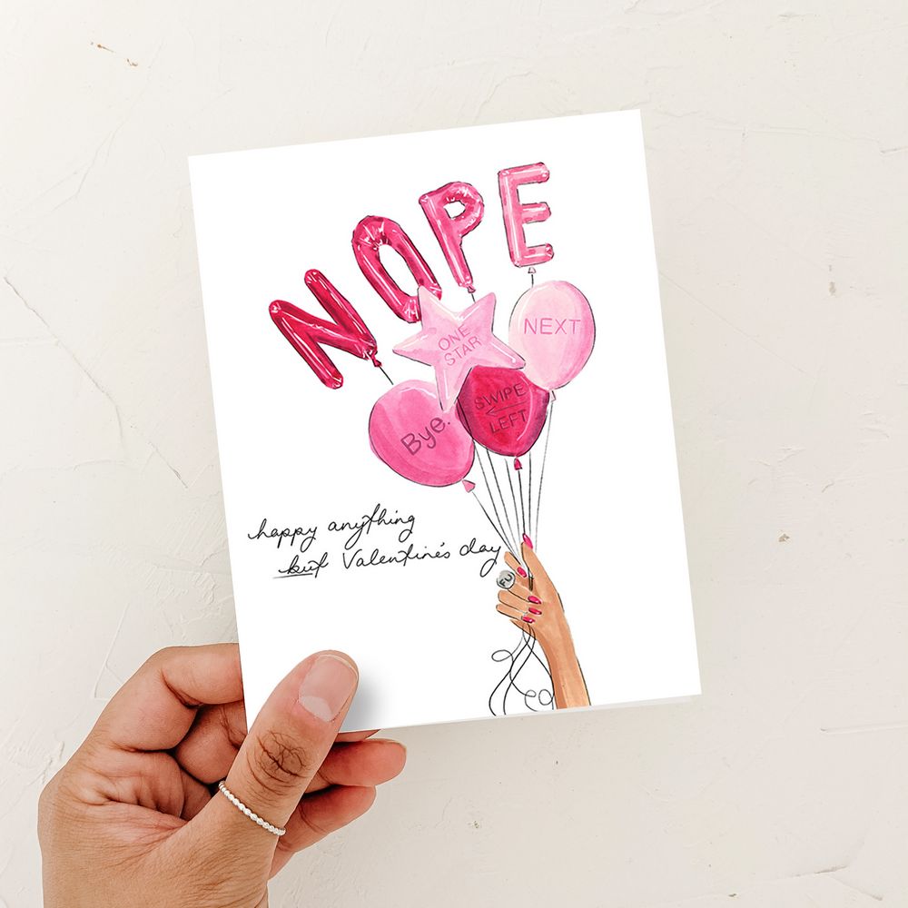 Anti Valentine's Day card