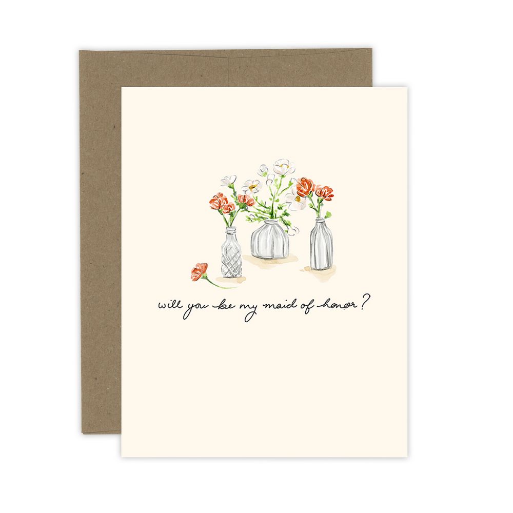 Will you be my Maid of Honor? card