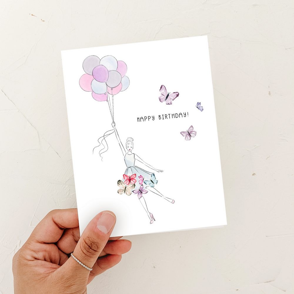 Birthday Butterflies Card