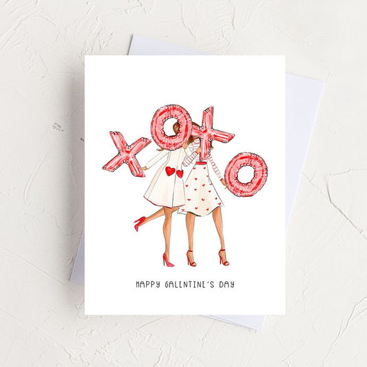 Happy Galentine's day card