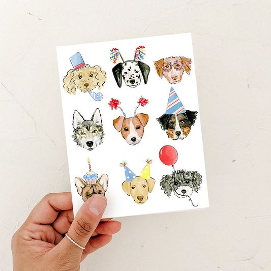 Birthday Dogs Card