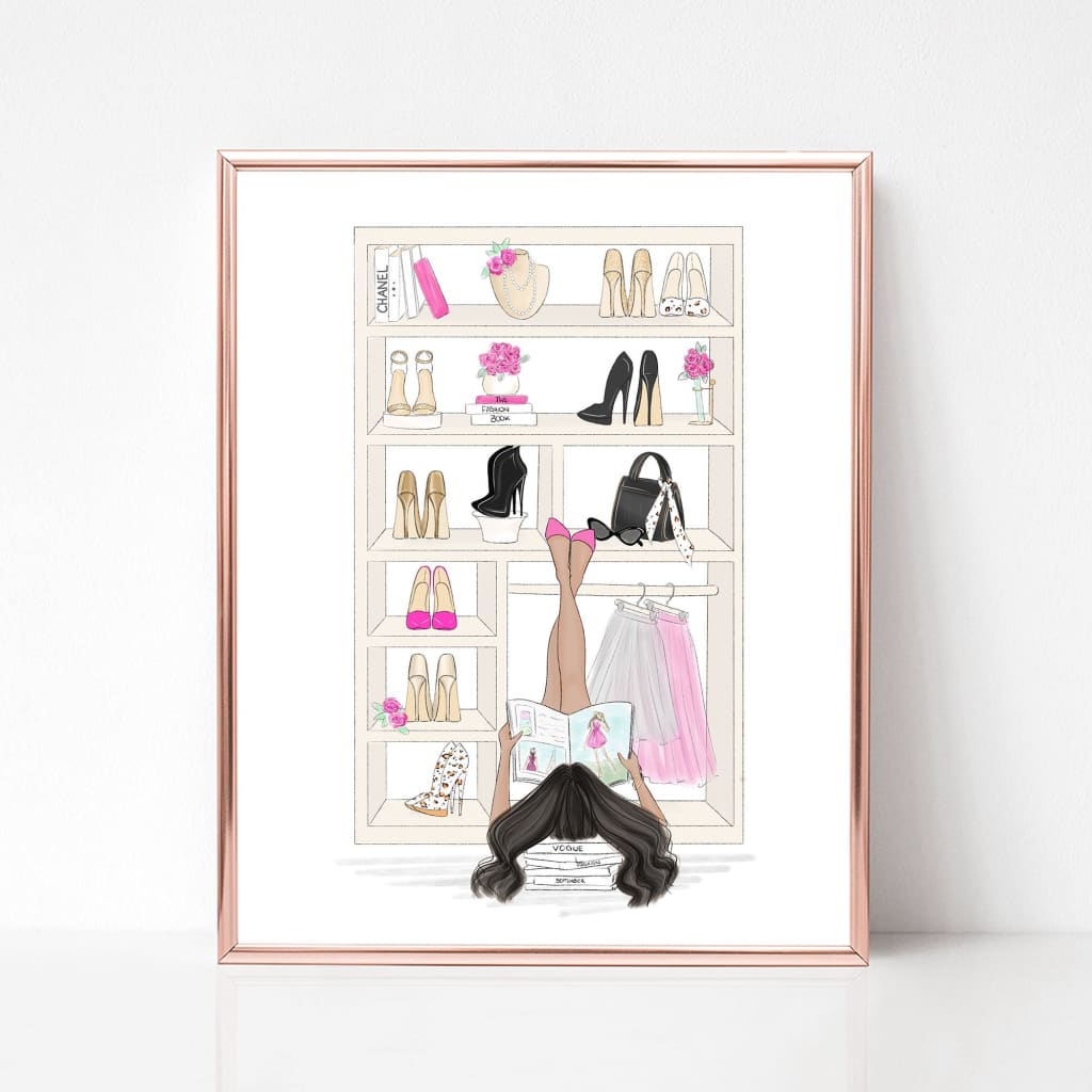 Fashion Closet Art Print