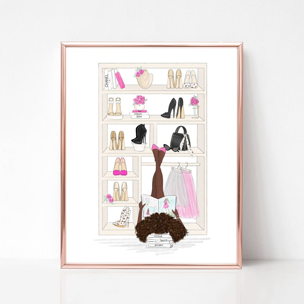 Fashion Closet Art Print