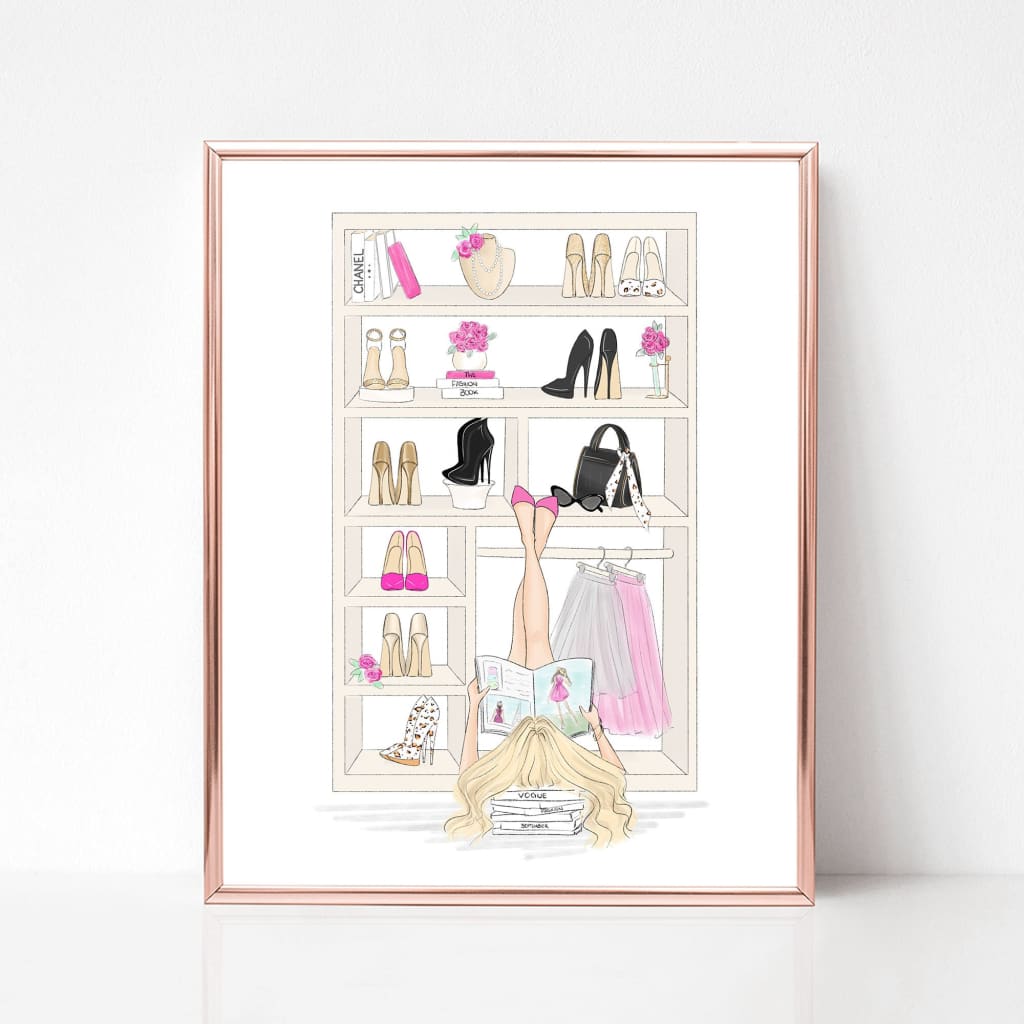 Fashion Closet Art Print