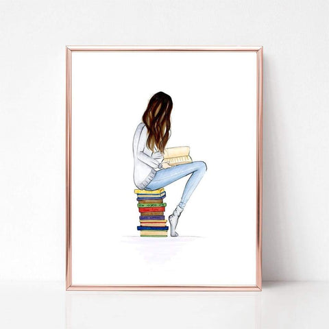 Book Definition Prints Balck And White Poster Book Lover Gift Bookstore  Wall Art Picture Canvas Painting Librarian Bookworm Gift - Painting &  Calligraphy - AliExpress