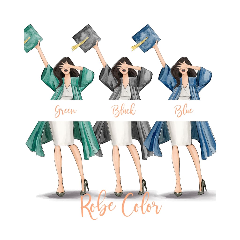 Graduation Girl II - art print